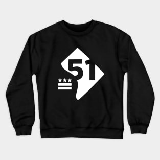 DC STATEHOOD (small) Crewneck Sweatshirt